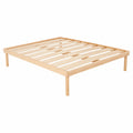 Letto Matrimoniale Ortopedico in Legno di Faggio con Struttura Rinforzata, 160x200 cm