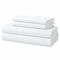 Set Lenzuola Super King in Cotone Egiziano 800 Fili con Tasche Profonde - Bianco