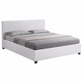 Letto Matrimoniale con Contenitore Carla, 160x200 cm, Colore Bianco