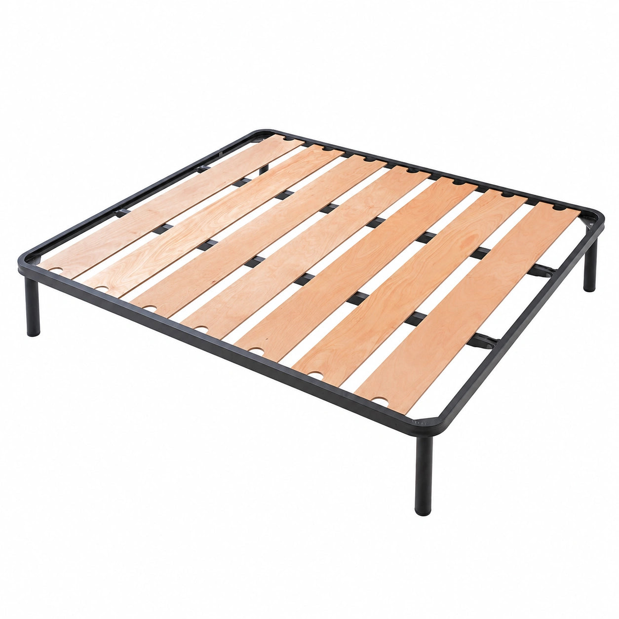 Rete Letto Ortopedica in Legno con Struttura in Ferro e Piedi Smontabili, Compatibile con Letti e Materassi, 90x200 cm - Lime