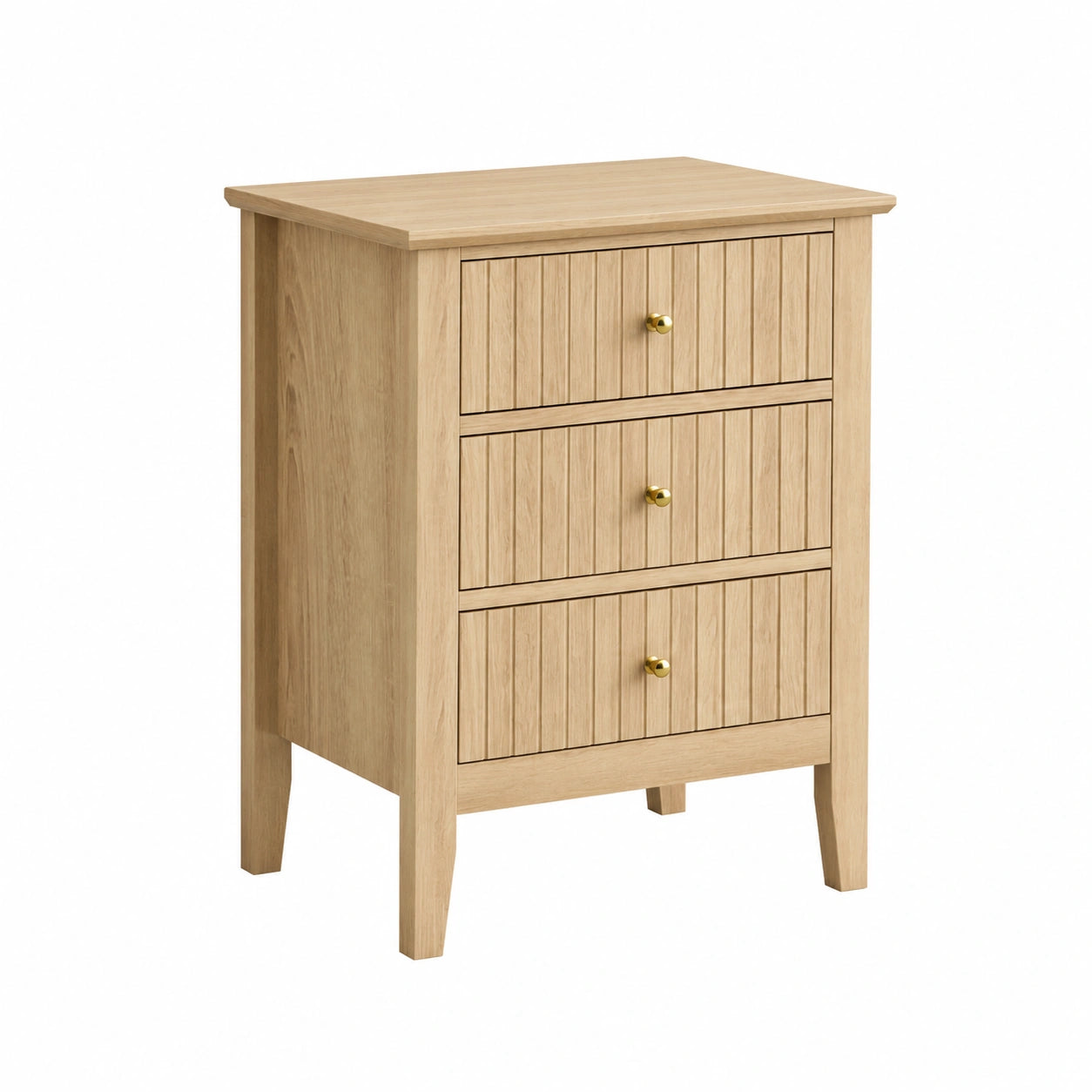Cassettiera HEYZOEY a 3 Cassetti in Legno per Camera da Letto e Soggiorno, 45x33x61 cm