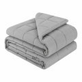 Coperta Pesante King Size Traspirante con Perle di Vetro, Uso Universale per Adulti, Migliora il Sonno, Grigio