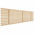 Testiera Pallet in Legno Naturale per Letto, Stile Giapponese, 160cm